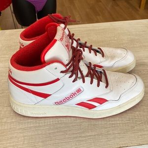 Reebok BB 4600 FV7352 White/Red Hightop  Men's Basketball Shoe